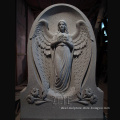 Garden Decoration Granite Wall Angel Relief Art Sculpture